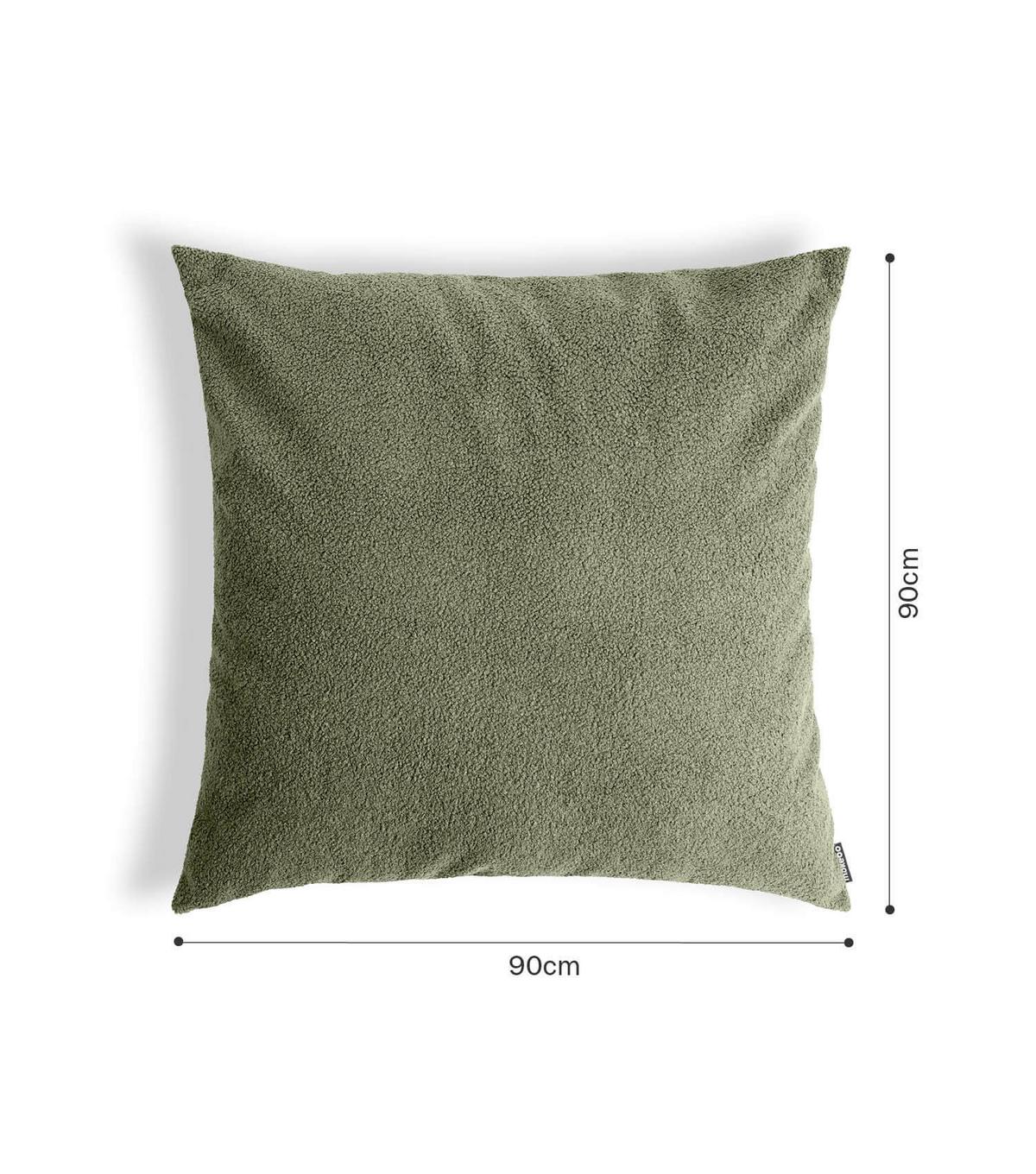SOFAKISSEN Hug - Grün, Textil (90/10cm) - Mokebo