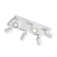 DECKENSTRAHLER Beeskow 6-flammig 40/20/14.4 cm - Weiß, Metall (40/20/14.4cm) - Nettlife