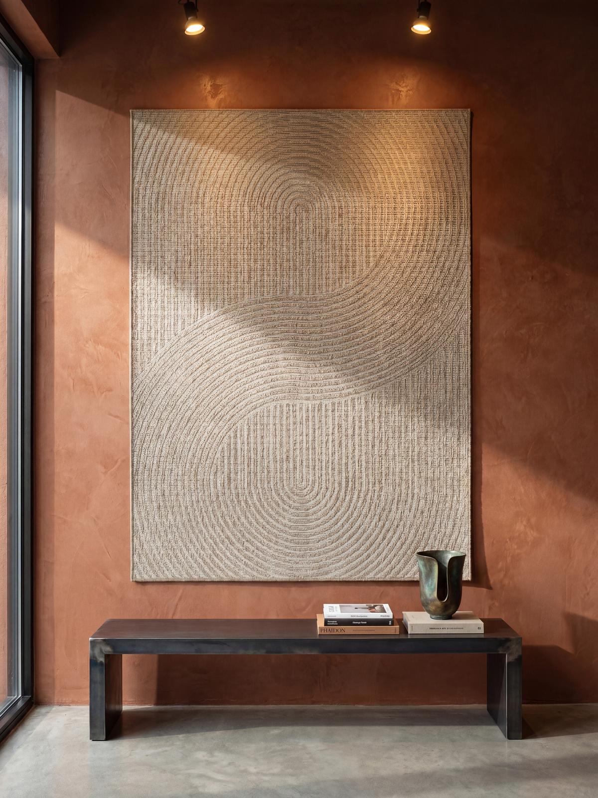 FLACHWEBTEPPICH Geometrisch BORNO Polypropylen Beige 200 x 280 cm - Beige, Textil (200/280cm) - KADIMA DESIGN