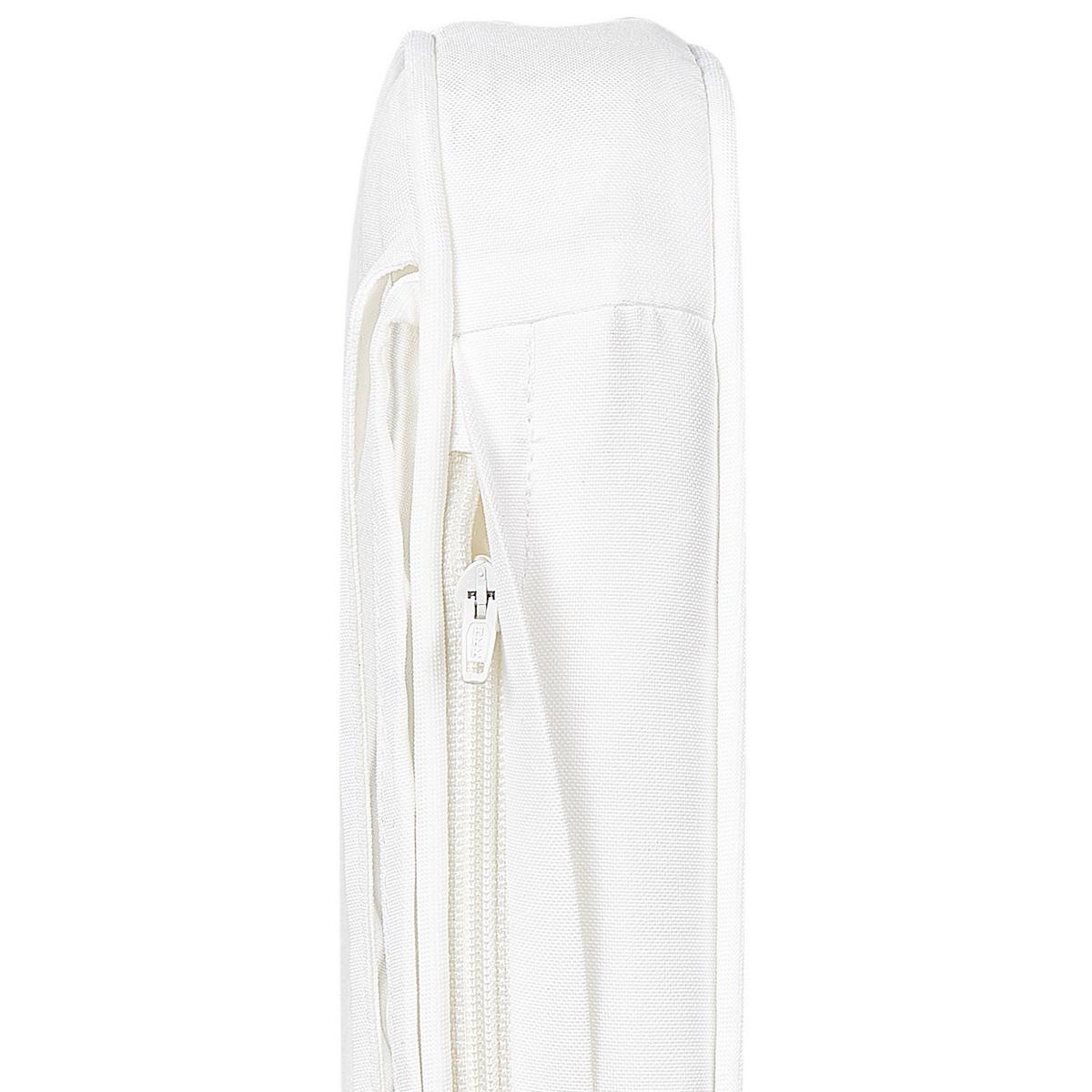 SITZBANKPOLSTER KISSEN Weiß Vivara - Weiß, Textil (152/5/54cm) - Beliani