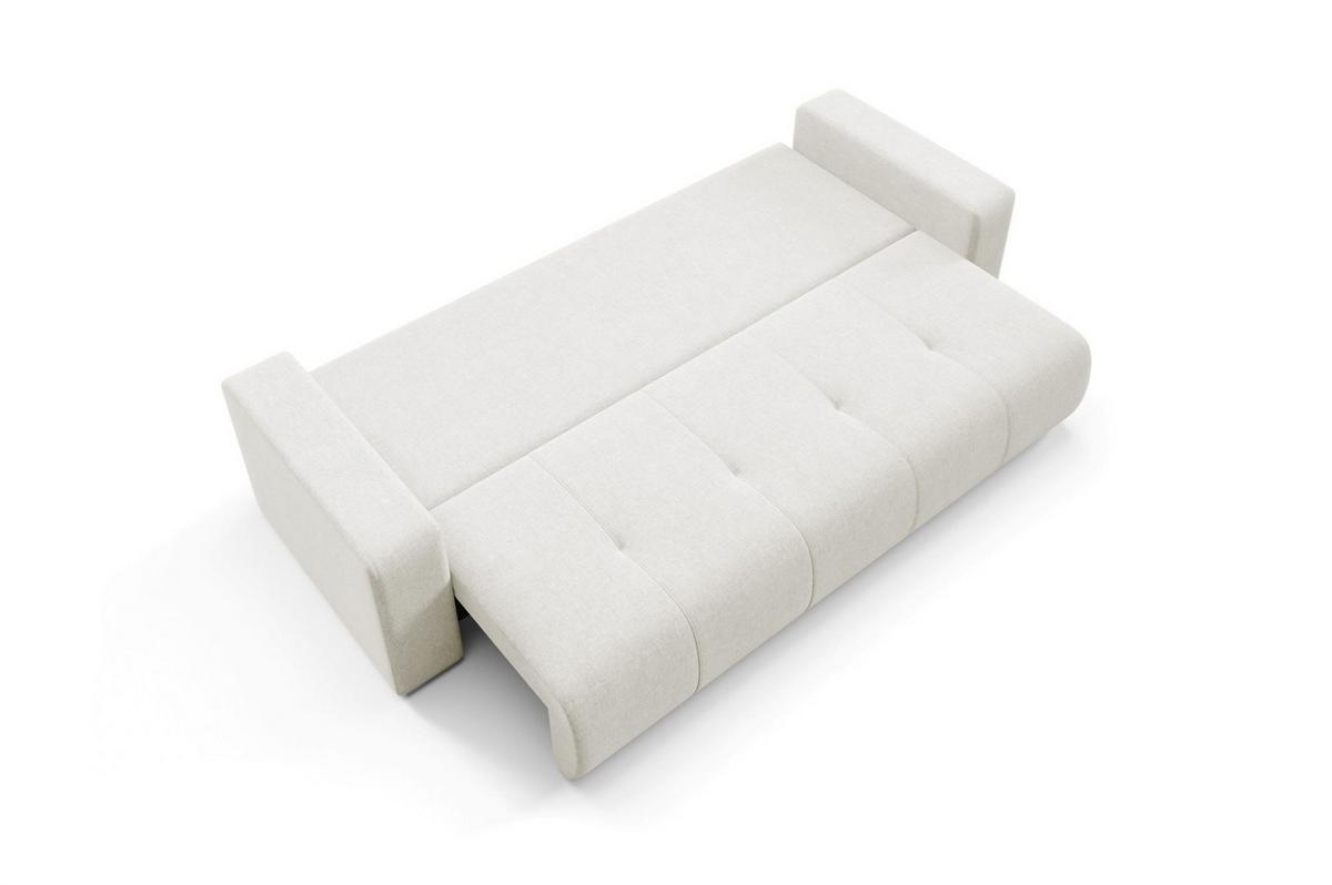 SCHLAFSOFA Augusto - Creme, Holzwerkstoff/Textil (244/82/102cm) - Fun Möbel