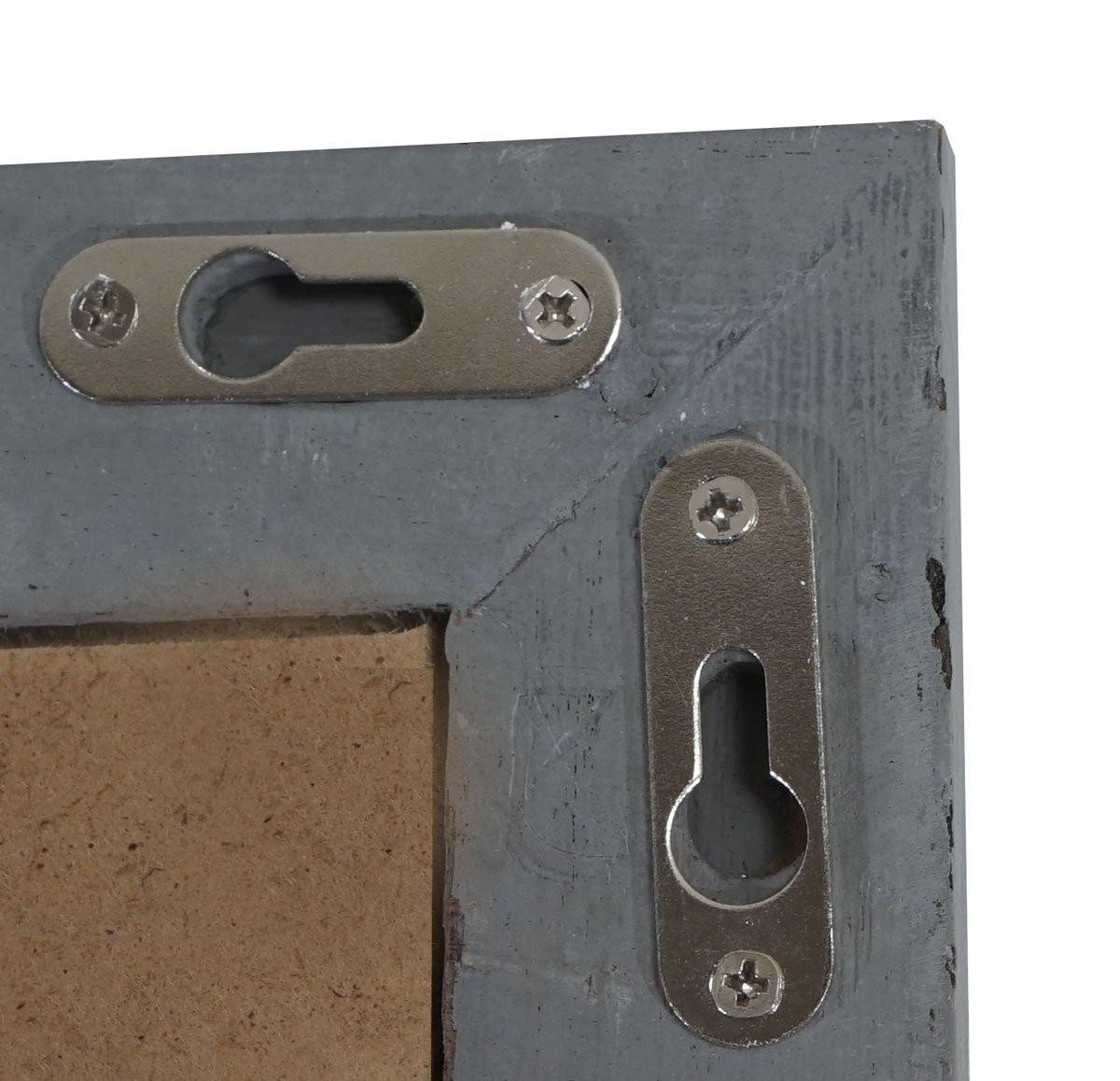 BILDERRAHMEN SHABBY-LOOK rechteckig Grau - Grau, Holz (51/36cm) - MCW