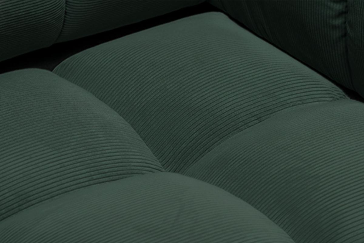 DREHSESSEL VIVIEN Smaragdgrün Cord Drehbar (360°) - Smaragdgrün/Schwarz, Kunststoff/Textil (112/85/108cm) - KAWOLA