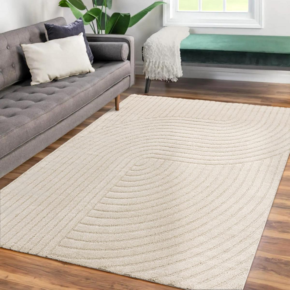 FLACHWEBETEPPICH Boho Creme 200 x 280 cm - Creme, Kunststoff (200/280cm) - TT Home