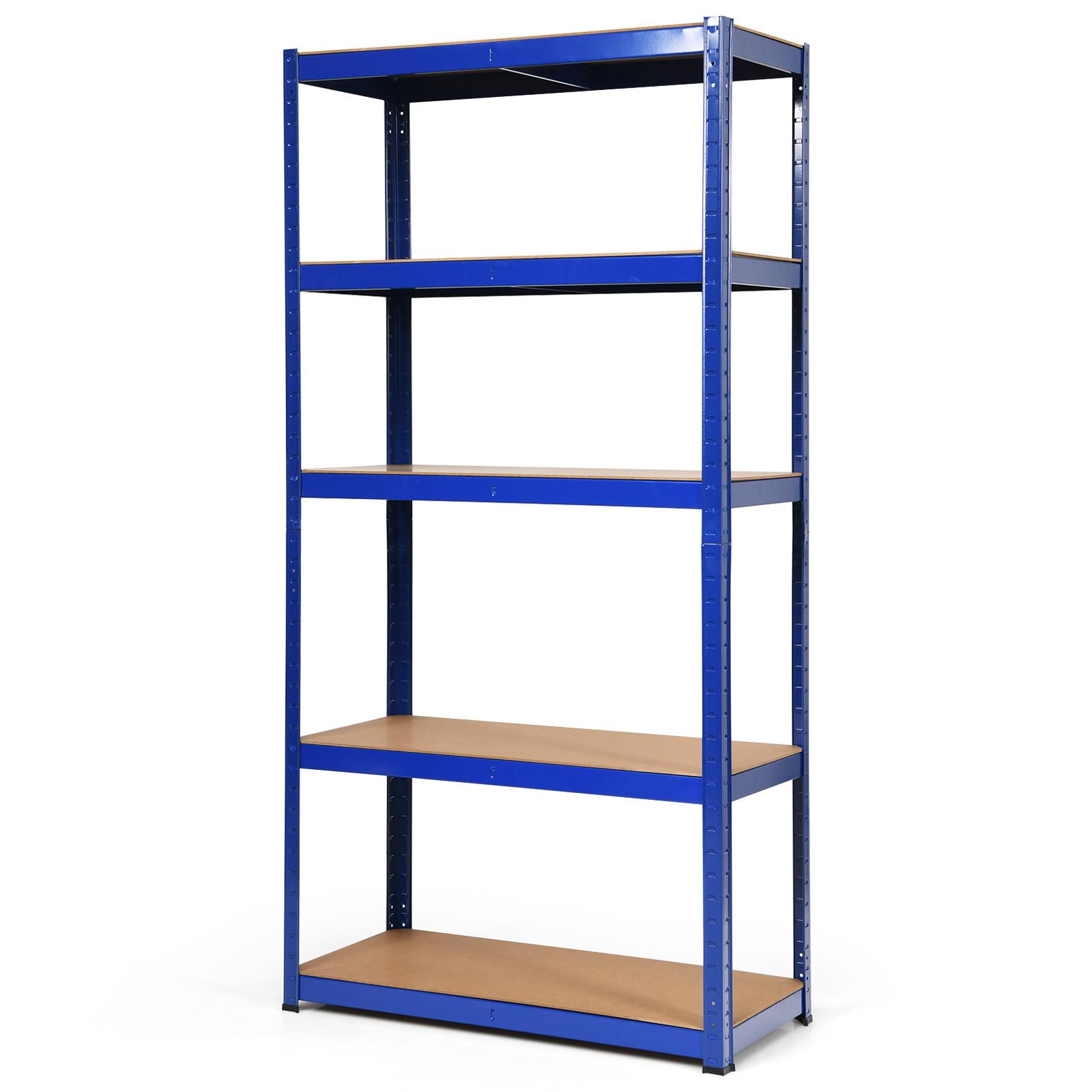 LAGERRGAL Blau - Blau, Holz (90/180/40cm) - COSTWAY