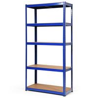 LAGERRGAL Blau - Blau, Holz (90/180/40cm) - COSTWAY