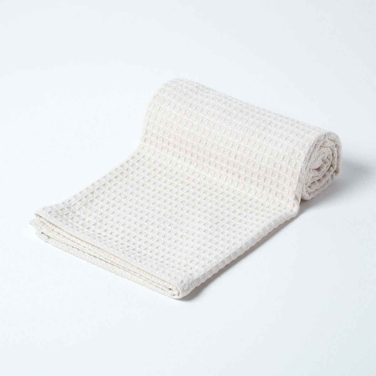 BABYDECKE Waffelpiqué 90/110 cm, Bio-Baumwolle - Naturfarben, Textil (90/112cm) - Homescapes