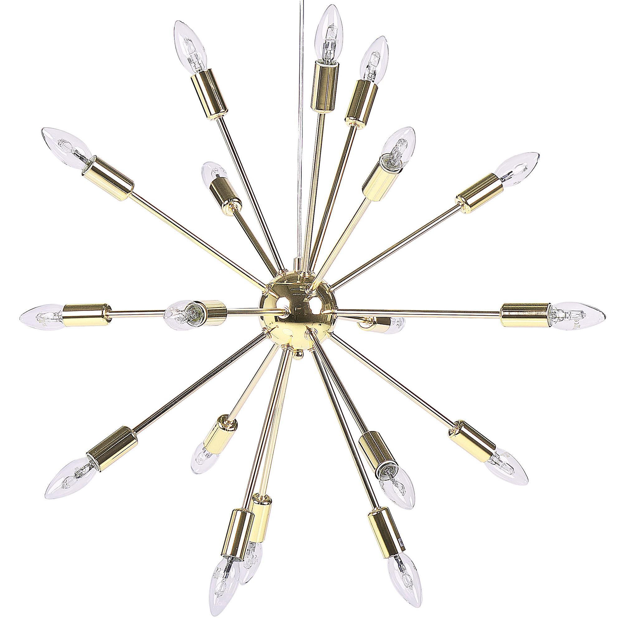 HÄNGELEUCHTE Maguse 59/59/149 cm - Goldfarben, Metall (59/59/149cm) - Beliani