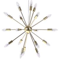 HÄNGELEUCHTE Maguse 59/59/149 cm - Goldfarben, Metall (59/59/149cm) - Beliani
