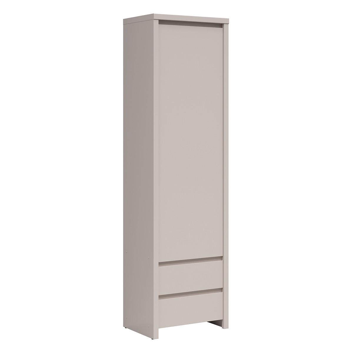SCHRANK 1 Tür Soren Kaschmir - Beige, Holzwerkstoff (56/200.5/40.5cm) - Petits-meubles