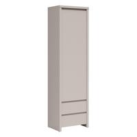 SCHRANK 1 Tür Soren Kaschmir - Beige, Holzwerkstoff (56/200.5/40.5cm) - Petits-meubles