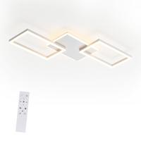 LED-DECKENLEUCHTE Nikok 80/45/7 cm - Weiß, Metall (80/45/7cm) - ZMH