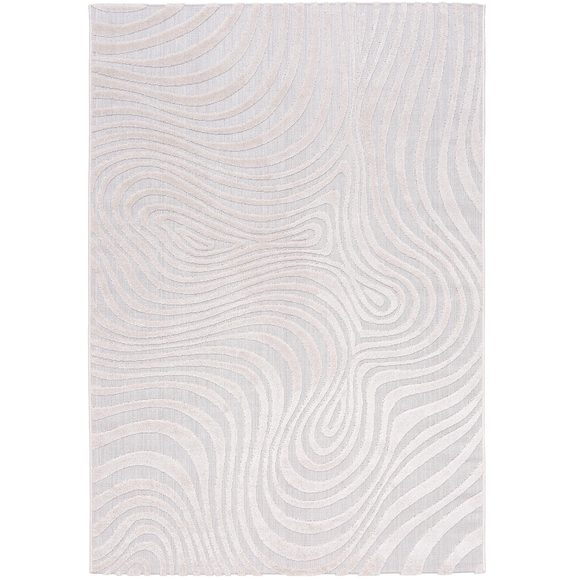 IN & OUTDOOR TEPPICH FLACHGEWEBE CLASSY - Weiß, Textil (120/170cm) - Pergamon