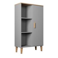 BÜCHERREGAL Denver Grau - Grau, Holzwerkstoff (35/120/80cm) - Petits-meubles