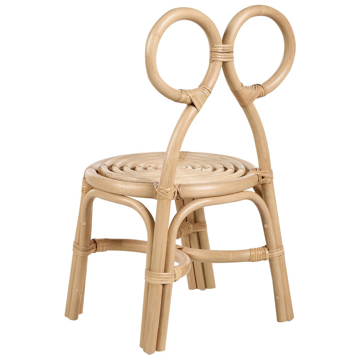 KINDERSESSEL Naturfarben Mirtia - Naturfarben, Naturmaterialien (34/59/28cm) - Beliani