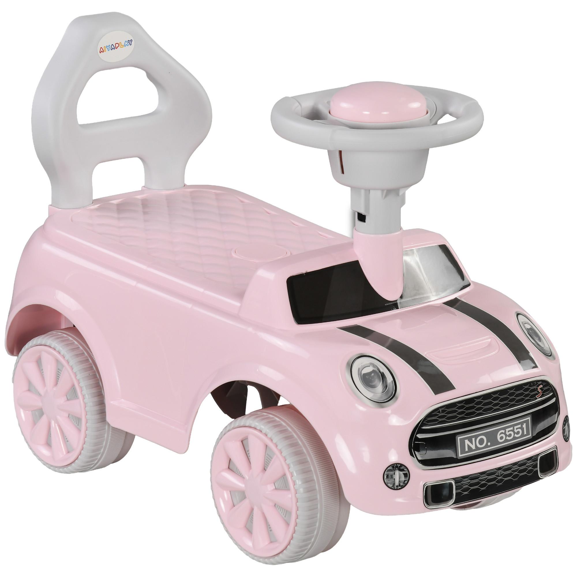RUTSCHAUTO - Rosa, Kunststoff (53/25/35cm) - AIYAPLAY