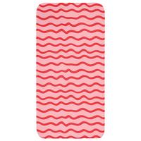 WC-VORLEGER Verspielt - Muster - Rot Toilettenvorleger 60x120 cm - Rosa, Textil (60/1cm) - OnlyWow