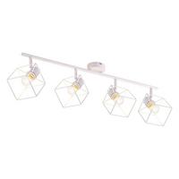 DECKENSTRAHLER Fürth 4-flammig 70/10/17 cm - Weiß, Metall (70/10/17cm) - Nettlife