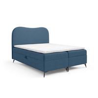 BOXBETT Blair Premium - Blau, Holzwerkstoff/Textil (160/200cm) - Fun Möbel
