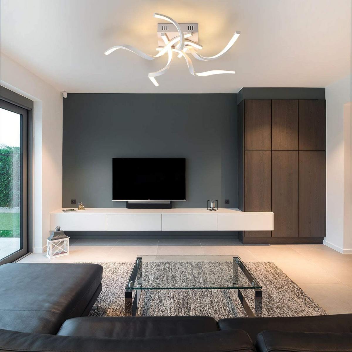LED-DECKENLEUCHTE VanCleef 65/65/14cm - Weiß, Metall (65/65/14cm) - ZMH