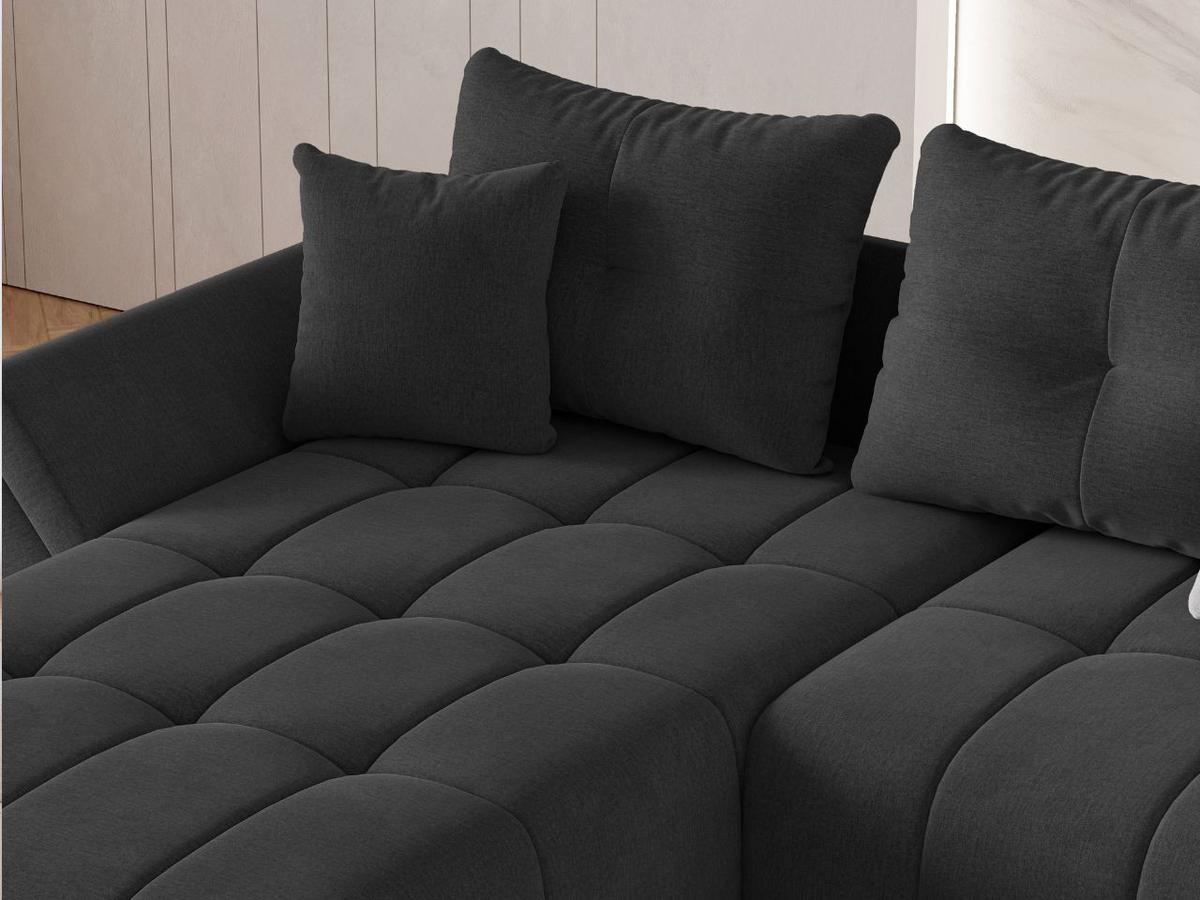 ECKSOFA Decor Anthrazit - Anthrazit, Holz/Textil (263/190cm) - Graingold