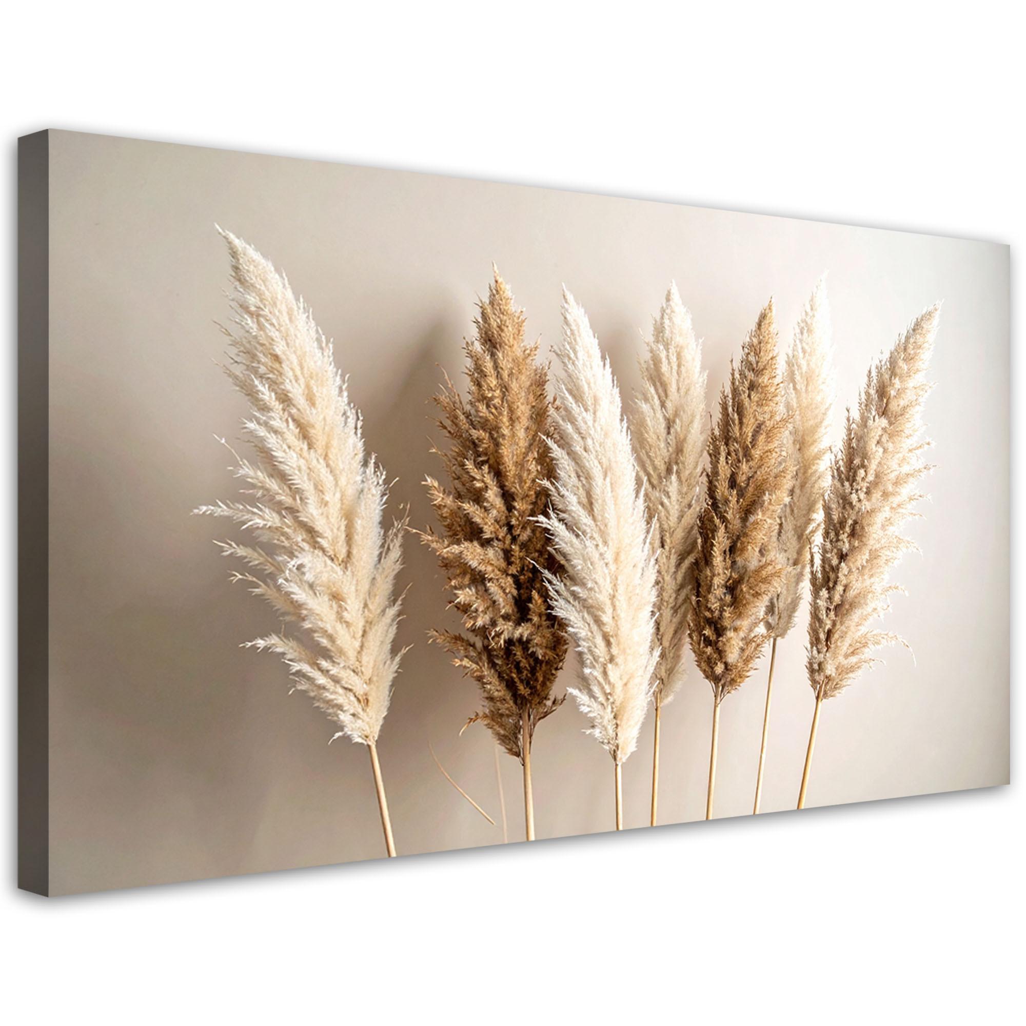 LEINWANDBILD Natur und Botanik 120x60cm - Beige, Textil (120/60cm) - Feeby