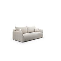 SCHLAFSOFA Calgary - Hellgrau, Holzwerkstoff/Textil (216/86/105cm) - Fun Möbel