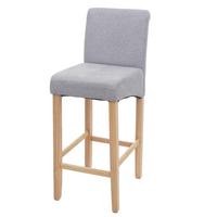 BARHOCKER Grau - Grau, Textil (39/105/53cm) - MCW