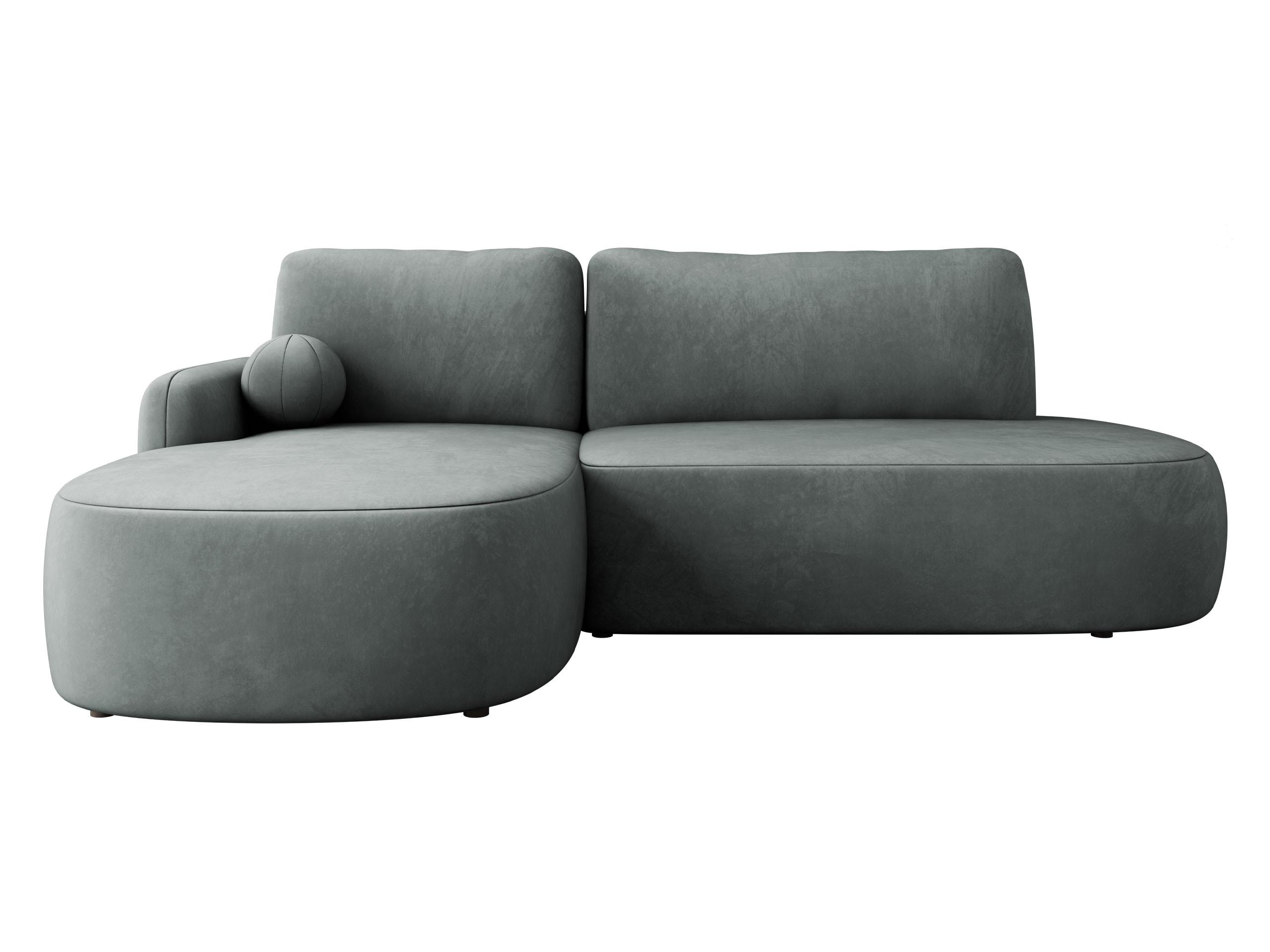 ECKSOFA Loridu O, Seite: Links - Graphitfarben/Schwarz, Holz/Kunststoff (274/174cm) - MIRJAN24