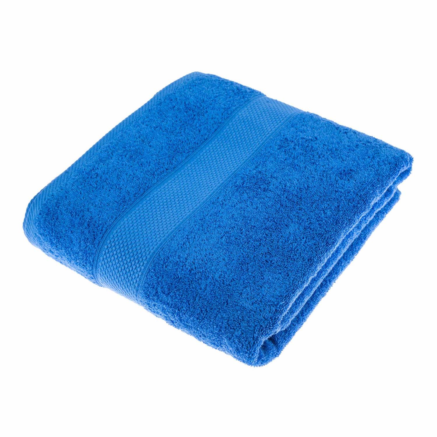 SAUNATUCH Essential königsblau 100/180 cm - Blau, Textil (100/180cm) - Homescapes