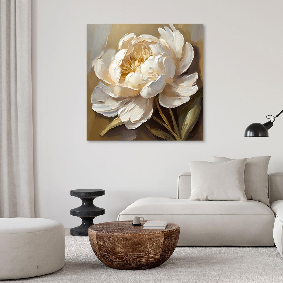 KUNSTDRUCK Beige 30/30 cm - Beige, Textil (30/30cm) - KUNSTLOFT