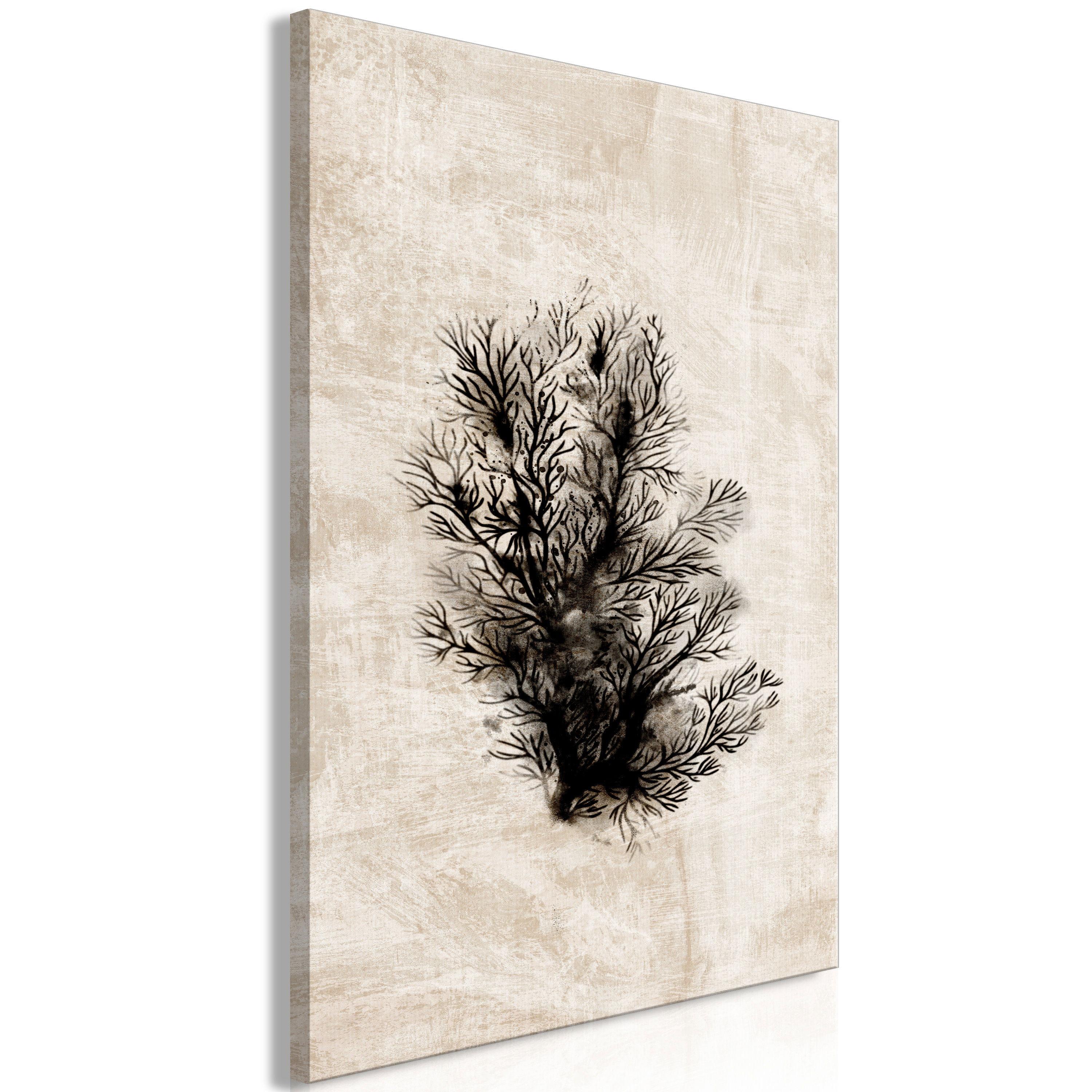 KUNSTDRUCK Braun 40/60 cm - Schwarz/Braun, Textil (40/60cm) - KUNSTLOFT