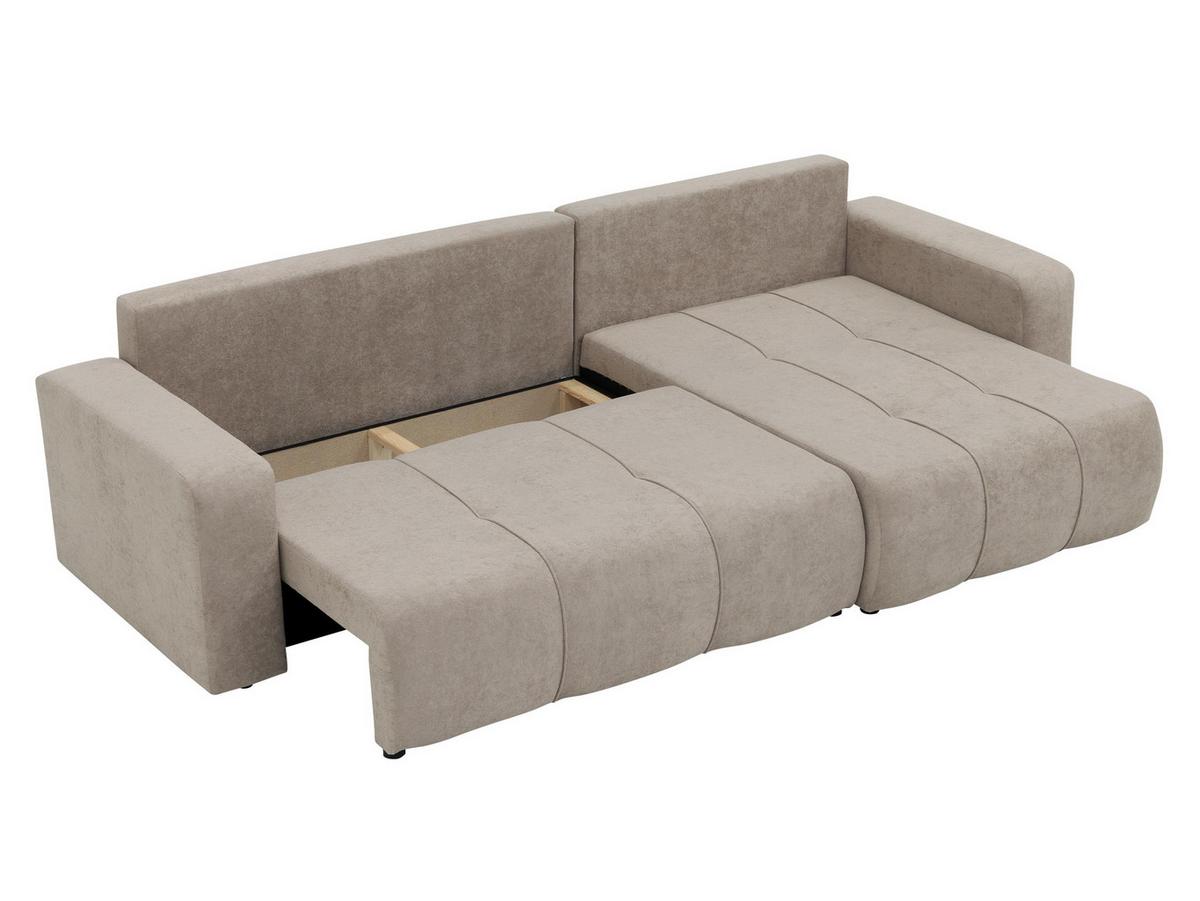 ECKSOFA Furyn Maxi - Dunkelgrau/Schwarz, Holz/Kunststoff (274/145cm) - MIRJAN24