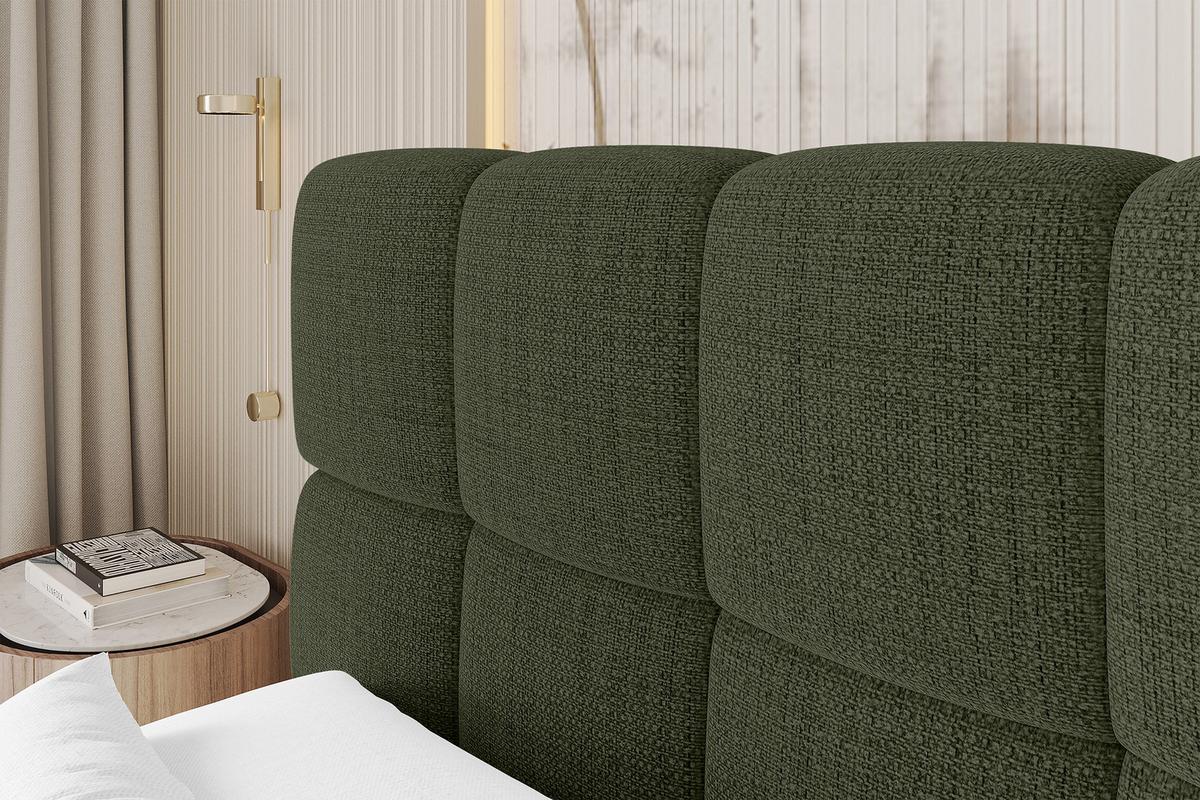 BOXBETT - AURI-H3 - 180x200 Grün Aragon - Grün, Holzwerkstoff (180/200cm) - ALTDECOR