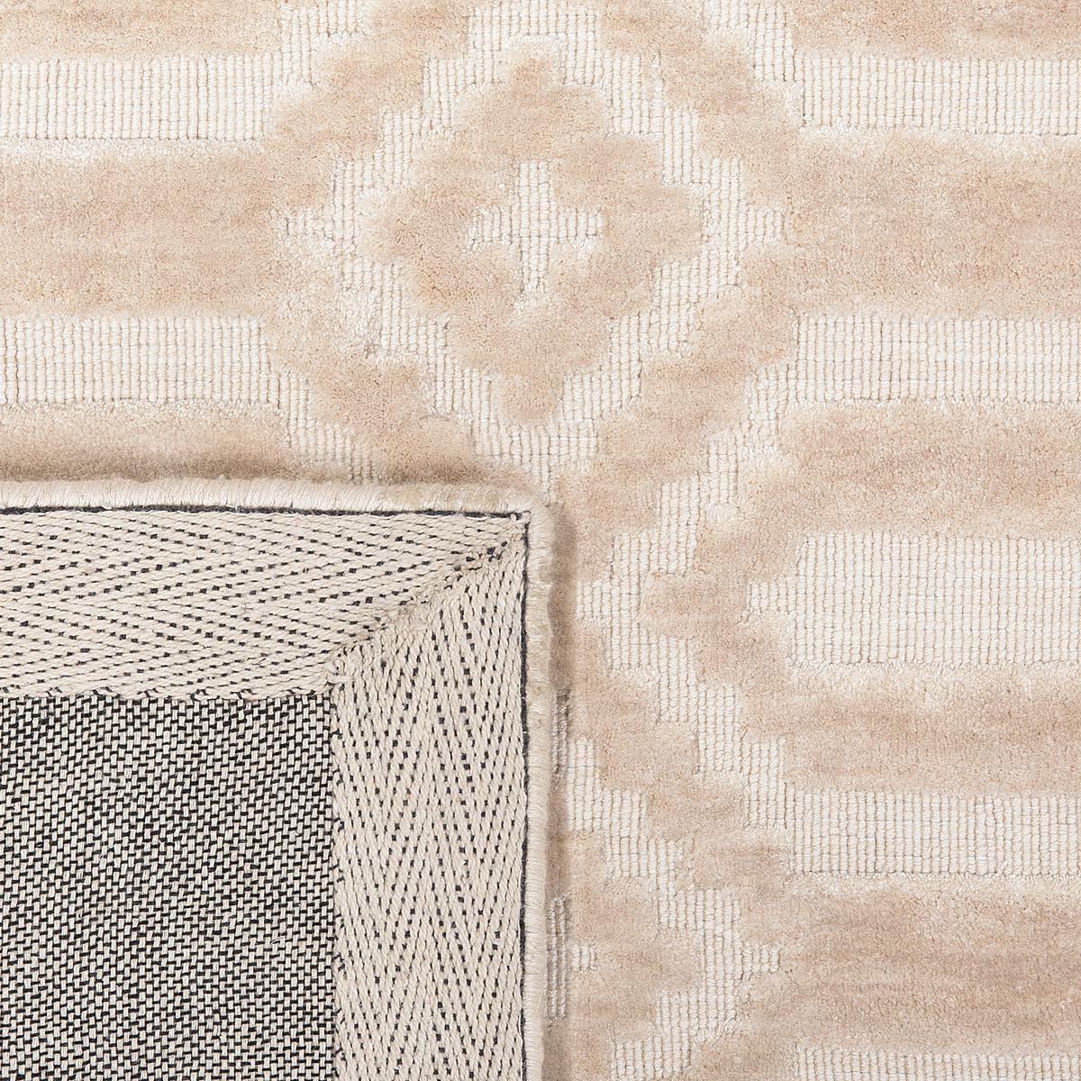 KURZFLOR-TEPPICH Adatepe 200/140 cm - Beige, Naturmaterialien (140/200cm) - Beliani