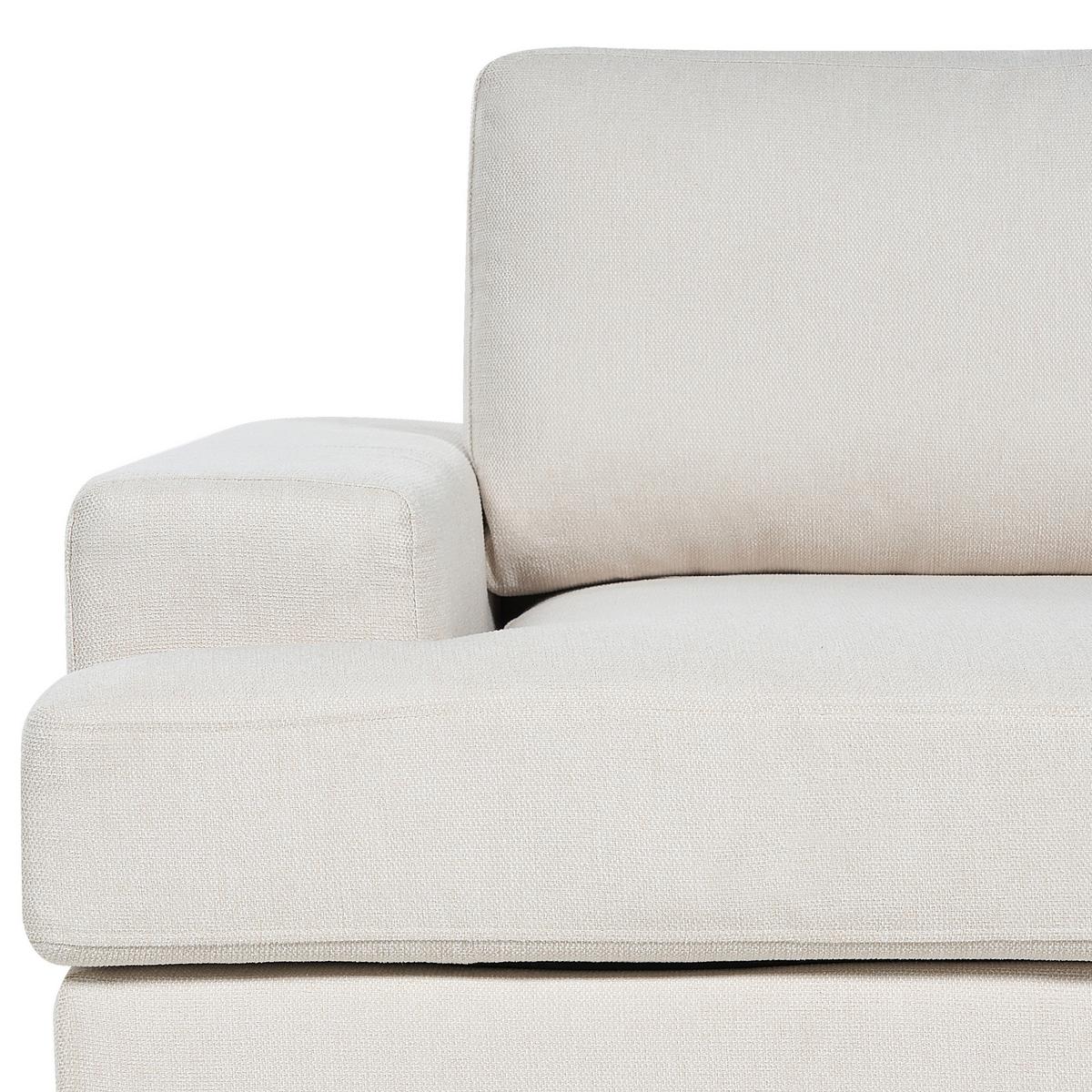 3-SITZER-SOFA hellbeige Alla - Beige, Textil (208/86/112cm) - Beliani