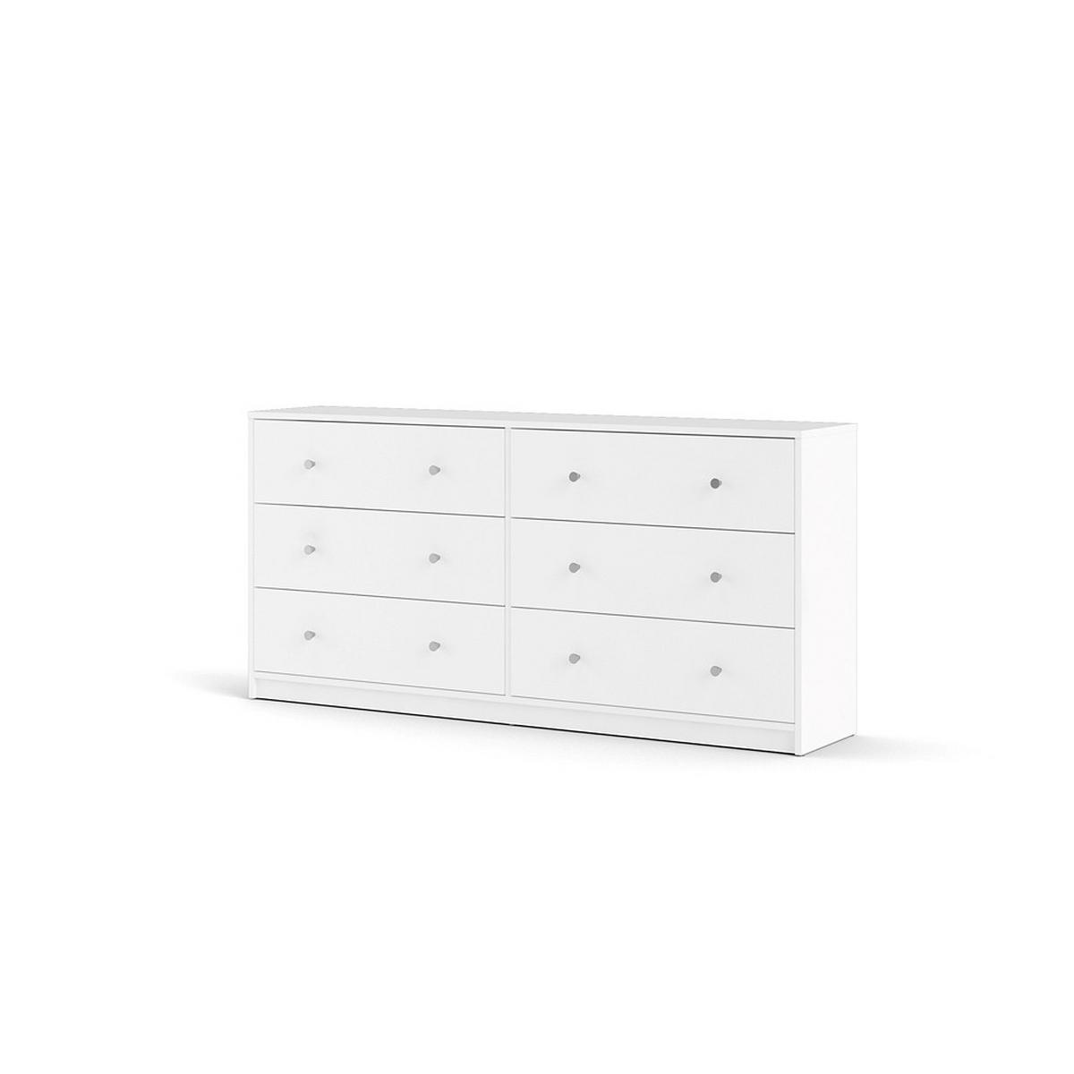 KOMMODE Weiß - Weiß, Holzwerkstoff (143/68/32cm) - ebuy24