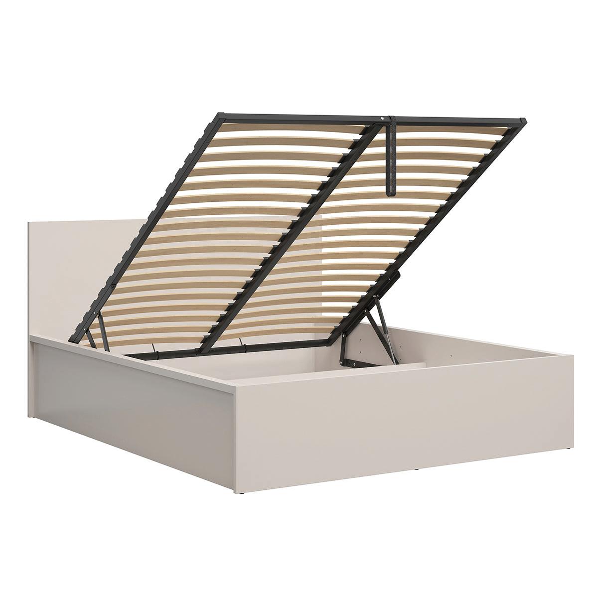 BOXBETT 160/200 Edwin Kaschmir - Beige, Holzwerkstoff (160/200cm) - Petits-meubles