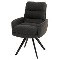 ESSZIMMERSTUHL Grau - Dunkelgrau/Grau, Textil (62/92/68cm) - MCW