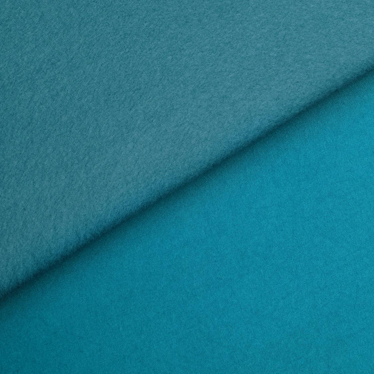 VORHANG Amelie TO mit Öse 140x245cm Türkis (2tlg) - Türkis, Textil (140/245/1cm) - Beautissu 