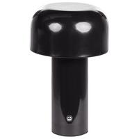LED-TISCHLEUCHTE Schwarz Besos - Schwarz, Metall (12/12/21cm) - Beliani