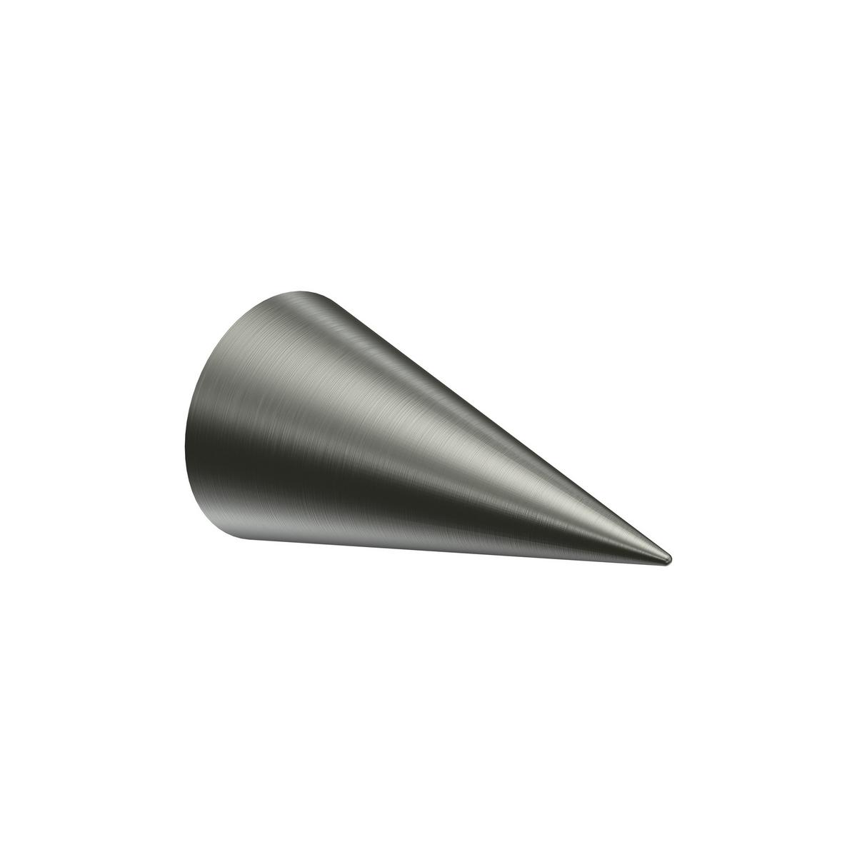 GARDINENSTANGE Sonette Savio 480 cm (geteilt in 3 x 160 cm), 1-läufig, 20 mm Ø Edelstahl-Optik - Edelstahlfarben, Metall (480cm) - INTERDECO