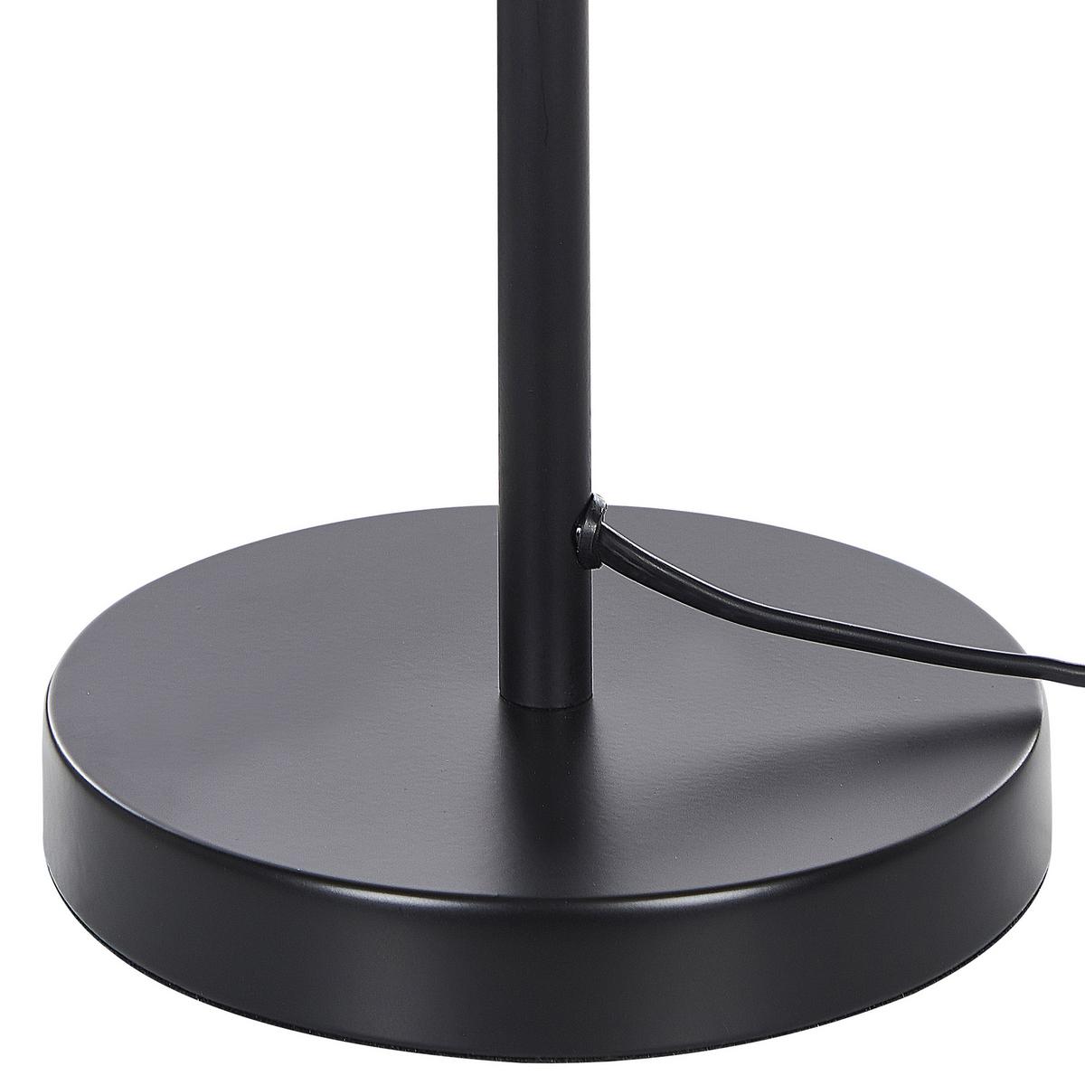 TISCHLAMPE Senette 24/24/44 cm - Schwarz, Metall (24/24/44cm) - Beliani