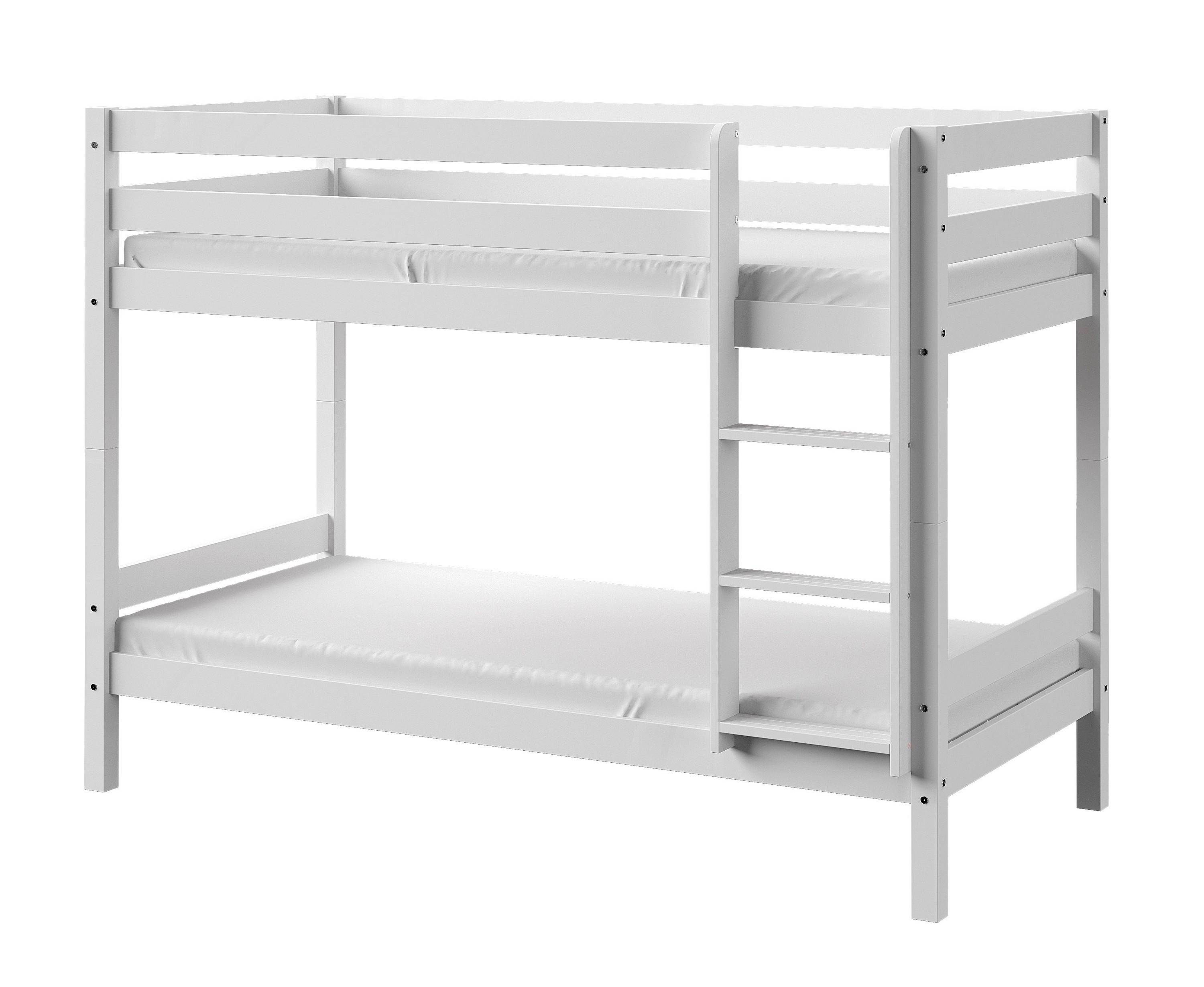 ETAGENBETT SVENO 90x190 cm Weiß - Weiß, Holz (90/190cm) - MASSENO