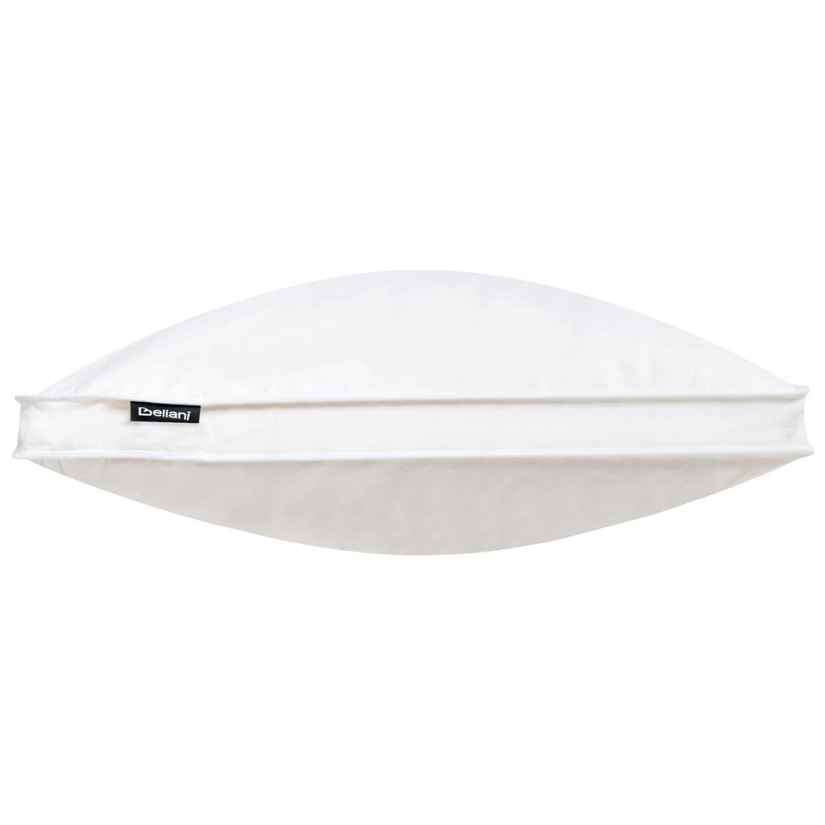 KOPFKISSEN Weiß 80/40 cm Vihren - Weiß, Naturmaterialien (80/40cm) - Beliani