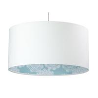 HÄNGELEUCHTE Blau 60/30 cm - Blau/Weiß, Kunststoff (60/1.1/30cm) - ONZENO