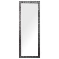 WANDSPIEGEL silber rechteckig 50/130 cm Ajaccio - Silberfarben, Kunststoff (50/130/2cm) - Beliani