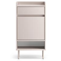 SCHUHSCHRANK Dioce Kaschmirgrau mit Schublade 50 cm - Taupe, Holz/Holzwerkstoff (49.8/95/33.3cm) - Selsey