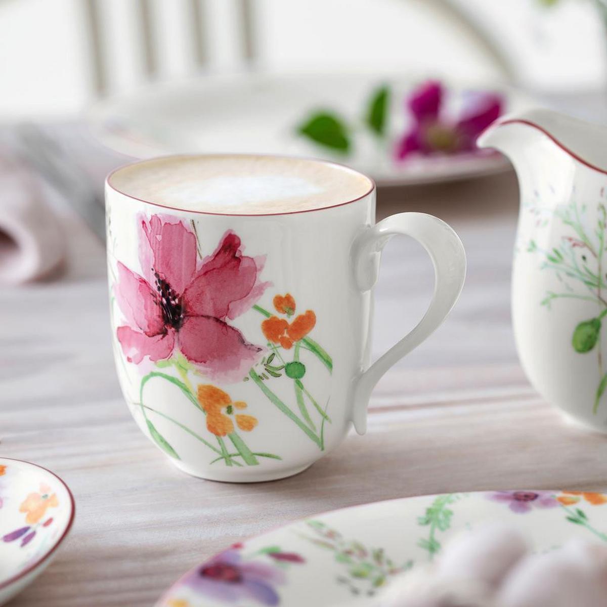 LATTE MACCHIATO BECHER Mariefleur Basic bunt 370 ml - Multicolor, Keramik (0.37L) - Villeroy & Boch