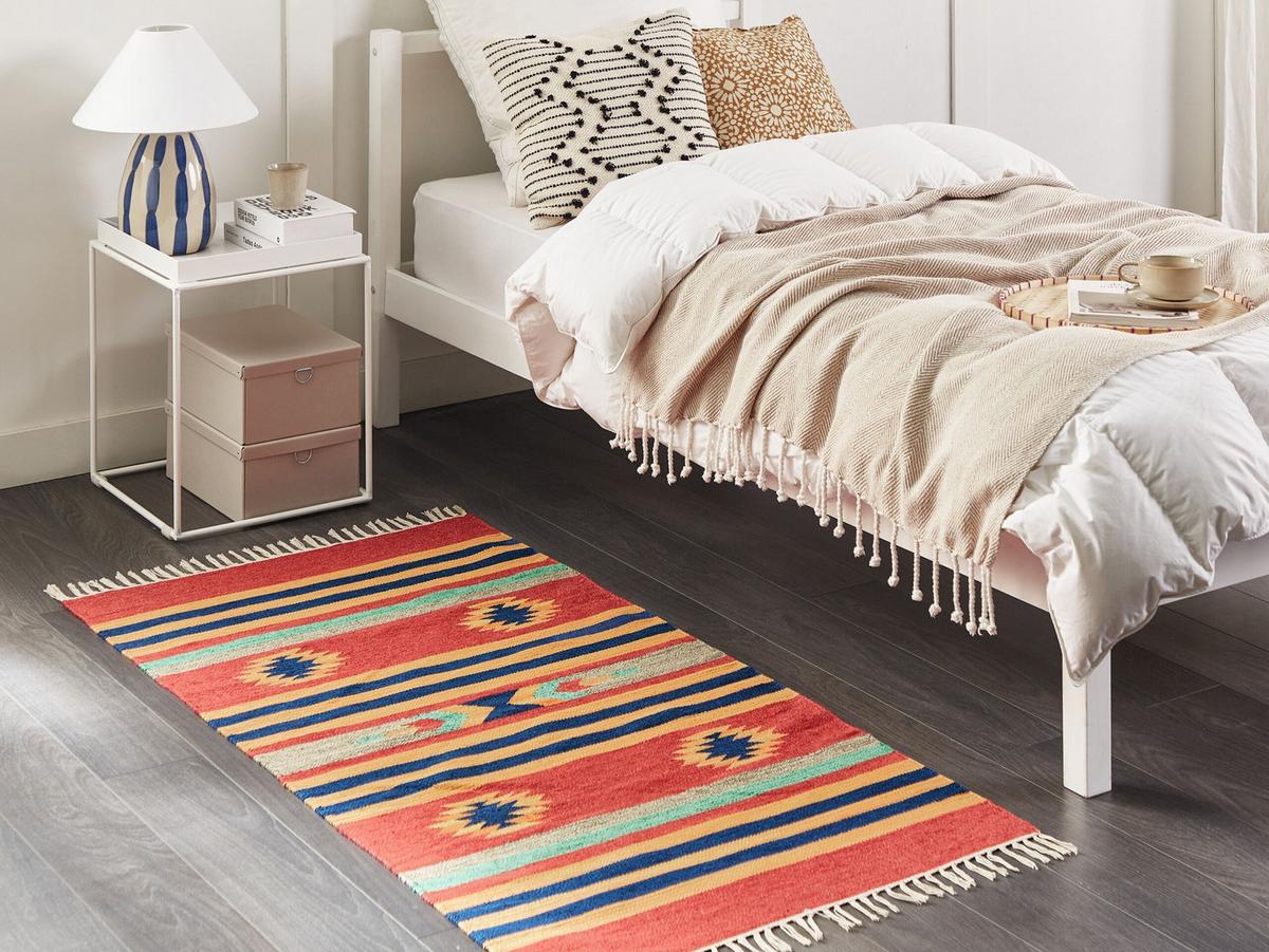 KELIM-TEPPICH Hatis 150/80 cm - Multicolor, Textil (80/150cm) - Beliani